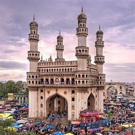 The Charminar at sunset in Hyderabad, India (photo by Poras Chaudhary ...