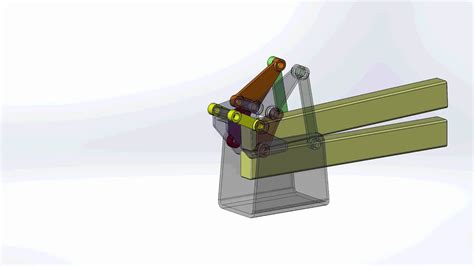 Another Version Of The Six Bar Folding Linkage Mechanical Design 101