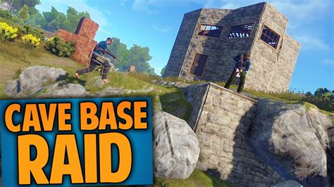 Epic Cave Base Raid Rust Raidcam Ep Youtube