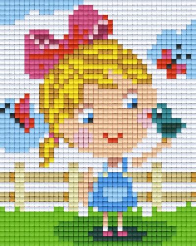 Petite Fille KIT 1 PLAQUE IDS Pixelhobby