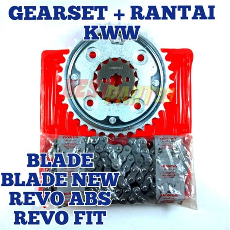 Jual Gear Set Kww Honda Revo ABS Revo Fit Blade New Old Lama Kualitas