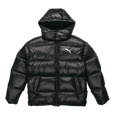 Puma Volume Down Jacket Black White 585408 01 Kicks Crew