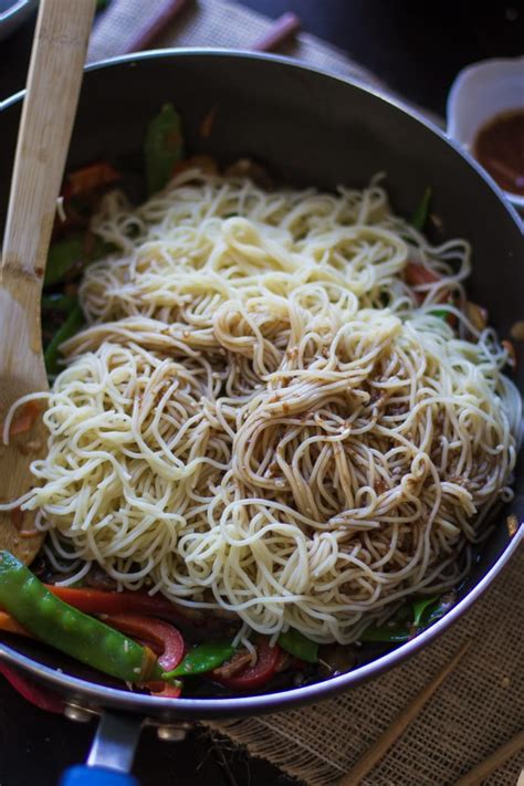 Vegan Lo Mein Noodles - Food with Feeling