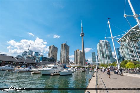 Waterfront Toronto Ontario Canada At The Marina Royal Stock Photo