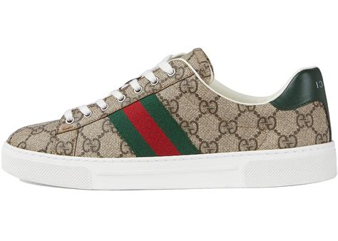 Gucci Ace GG Crystal Canvas Web Beige Women S 760774 FACMZ 9746