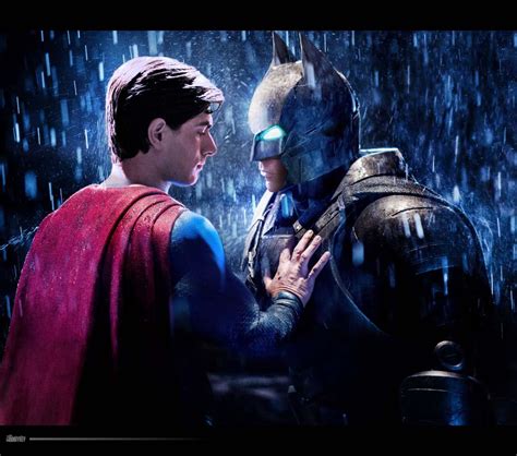 Fan Art On Another Earth At An Earlier Timebatman V Superman With Christian Bale And