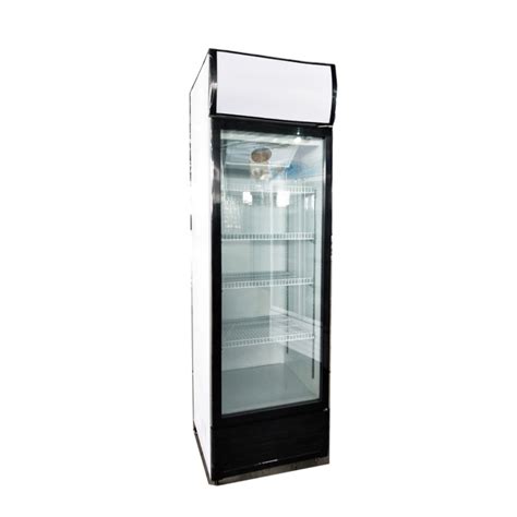 300L Fan Cooling Beverage Cooler Commercial Refrigerator With Upright