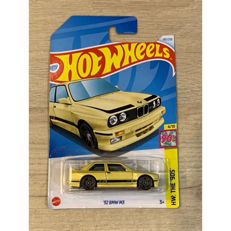 HOT WHEELS 風火輪 92 BMW M3 寶馬 E30 經典 跑車 蝦皮購物