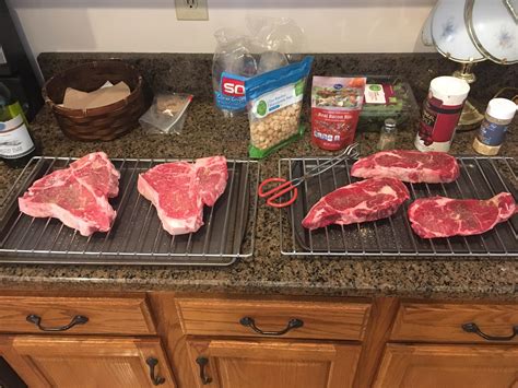 First time grilling for my in-laws tonight. Seasoned and soaking in