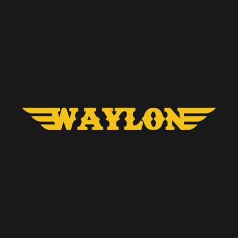 Waylon Jennings Logo Design T Shirt