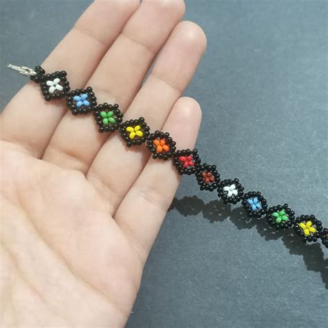 How To Make A Colorful Beaded Bracelet Tutorial Easy Seed Bead Bracelet