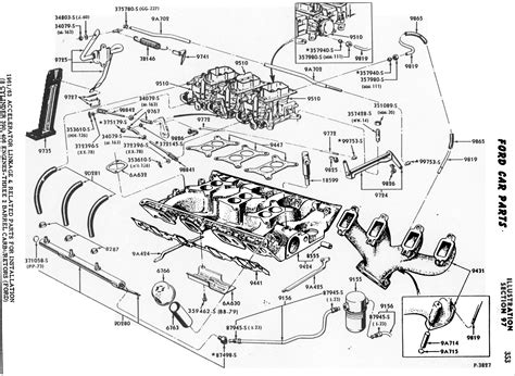 Car Engine Diagram With Labeled