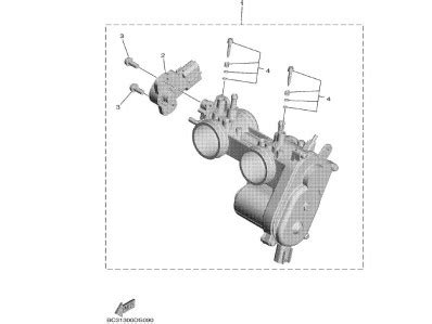 Sensor Tps Yamaha TMAX 530 ABS 2017 2018