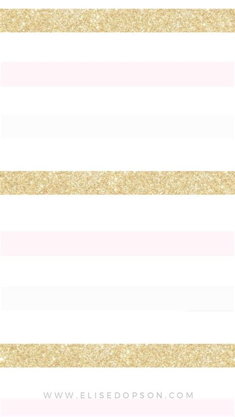 Pink And Gold Striped Wallpaper