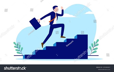 Business Running Up Steps Images Stock Photos Vectors