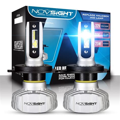 Nighteye New H Led Headlight K White Lm W Pair Hi Lo