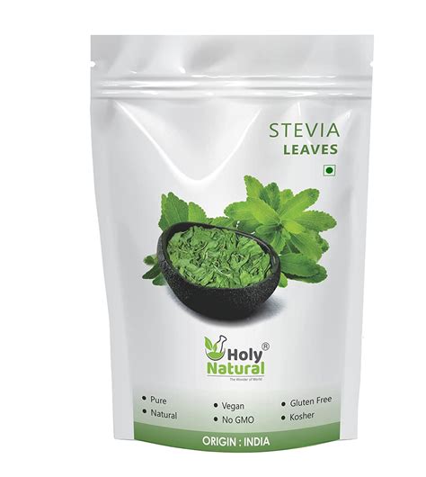 Holy Natural Stevia Leaves Dried 50 Gm Grocery