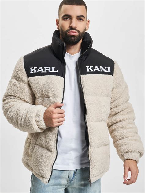 Karl Kani Chaqueta Chaquetas Acolchadas Retro Reversible En Negro 930626