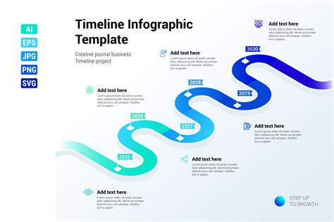 Timeline Infographic Template Graphic by INNNI · Creative Fabrica