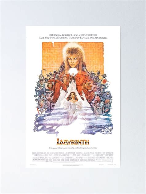 "1986 Labyrinth Movie Poster" Poster for Sale by Osumarts | Redbubble