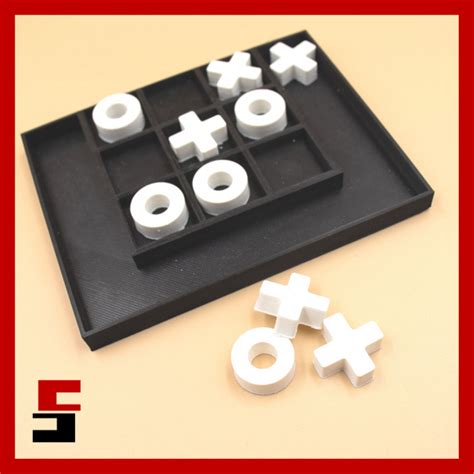 3D Printable Tic Tac Toe Xs And Os Noughts And Crosses By Sliceables