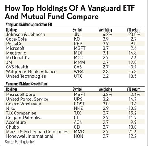 Popular Vanguard Dividend Growth Fund Closes, But ETF Alternatives Abound | Investor's Business ...