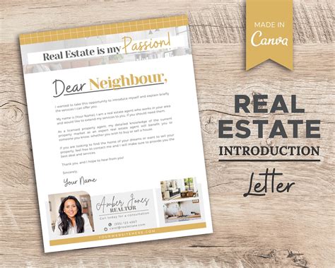 Real Estate Agent Letter Real Estate New Agent Introduction Letter Real