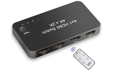 Conmutador HDMI 4 En 1 Salida 4 K A 60 Hz HDV HDMI 2 0 Selector De