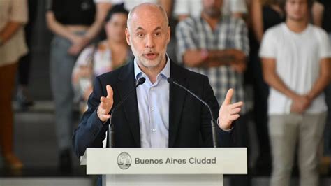 Horacio Rodríguez Larreta confirmó su precandidatura presidencial Es