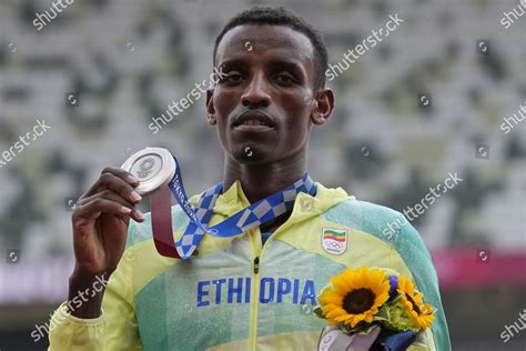 Lamecha Girma Ethiopia Holds His Silver Editorial Stock Photo - Stock ...