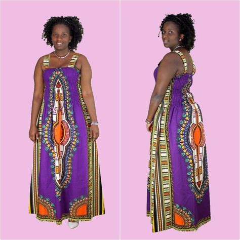 African Dashiki Womens Maxi Boho Floral Summer Beach Long Cocktail