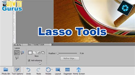 How To Use The Lasso Tools In Photoshop Elements Youtube