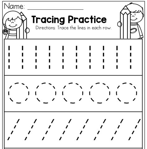 Create Free Printable Tracing Worksheets