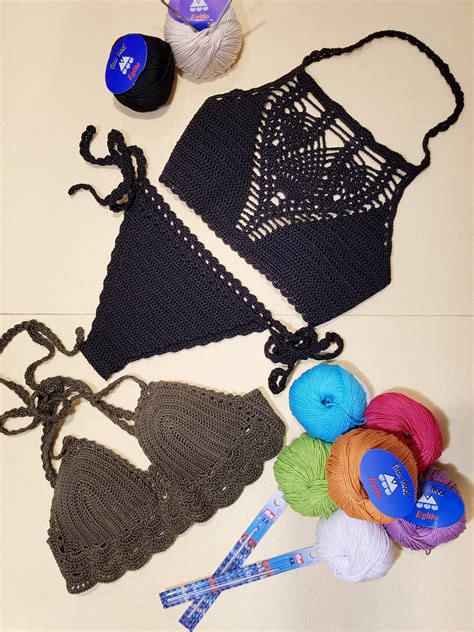 Akademia Rękodzieła BOCIAN Szydełkowe bikini