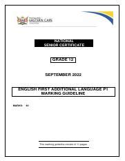 English Fal P Memo Sept Pdf National Senior Certificate Grade