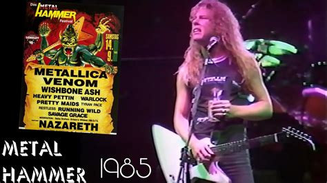 HD Metallica 1985 Metal Hammer Festival Full Live Concert James