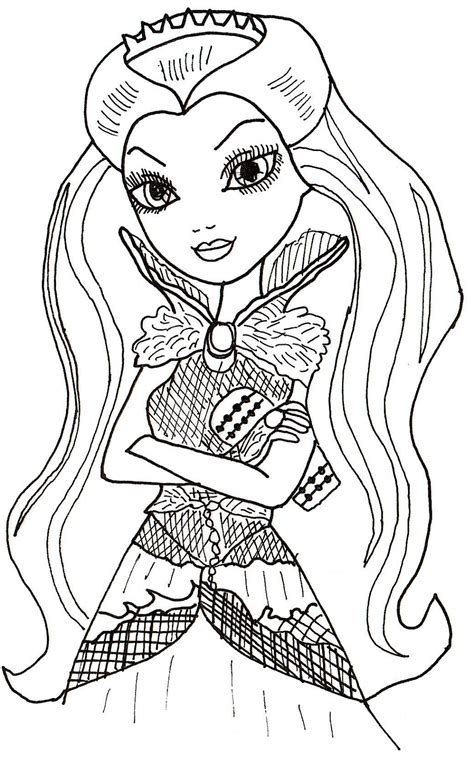 Dibujos De Ca Cupid De Ever After High Para Colorear Para Colorear