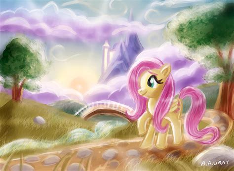 Fluttershy Going For A Stroll Mlp Fan Art By Loveless Nights On