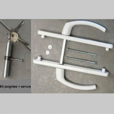 Kit Poign Es Serrure Porte Pvc Mastock