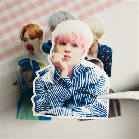 Bts Jimin Soft Sticker Pack Park Jimin Stickers For Laptop Etsy