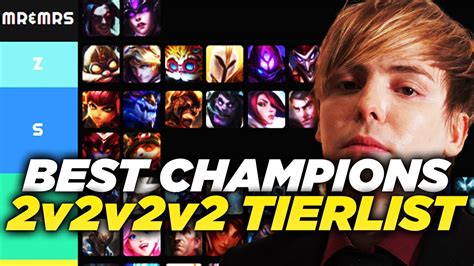 LoL Arena 2v2v2v2 game mode - Champion tier list - Best champions to ...