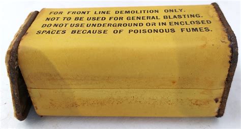 Us Ww2 Empty Tnt Package High Explosive Tnt 12 Pound Net Corps Of