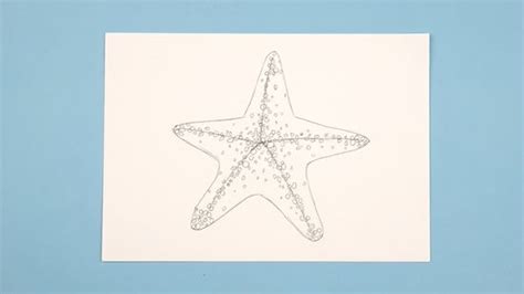 Cute Starfish Drawing