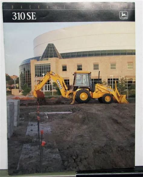 John Deere Se Backhoe Loader Specifications Construction