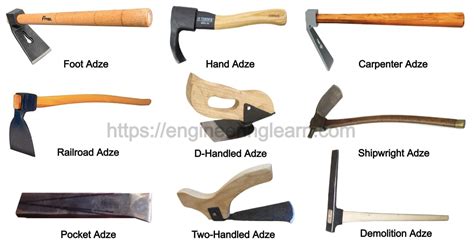 10 Types Of Adze Tool And Their Uses With Pictures Engineering Learn