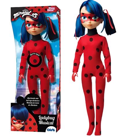 Boneca Ladybug Original - Boneca LADYBUG Musical Original Articulada Em Vinil 45cm Miraculous ...