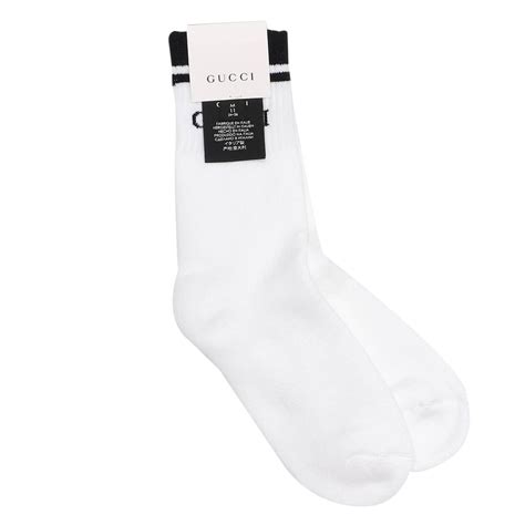 GUCCI: Socks men | Socks Gucci Men White | Socks Gucci 496493 4G293 ...