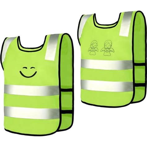 Gilet De Sécurité Pour Enfant Gilet Réfléchissants À Haute Visibilité