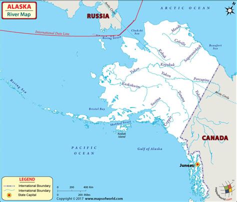 Alaska Rivers Map Major Rivers In Alaska