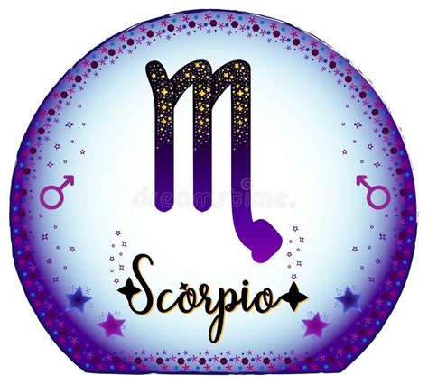 Signo Escorpio Zodiaco Etiqueta De Signo De Luna Signo De Astrolog A